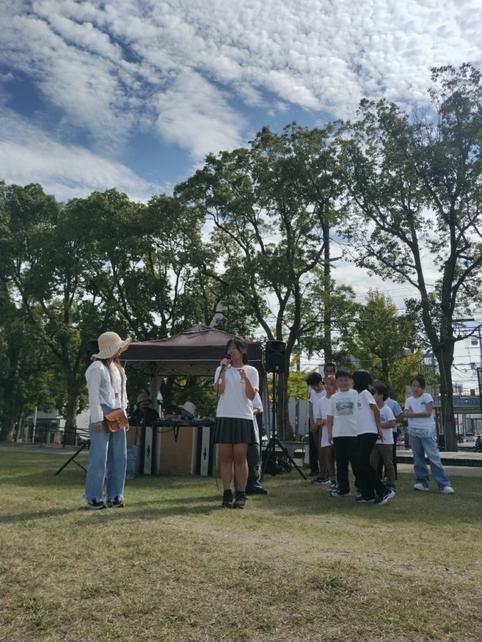 本町公園でエコエコ発表&クリーン活動🌞